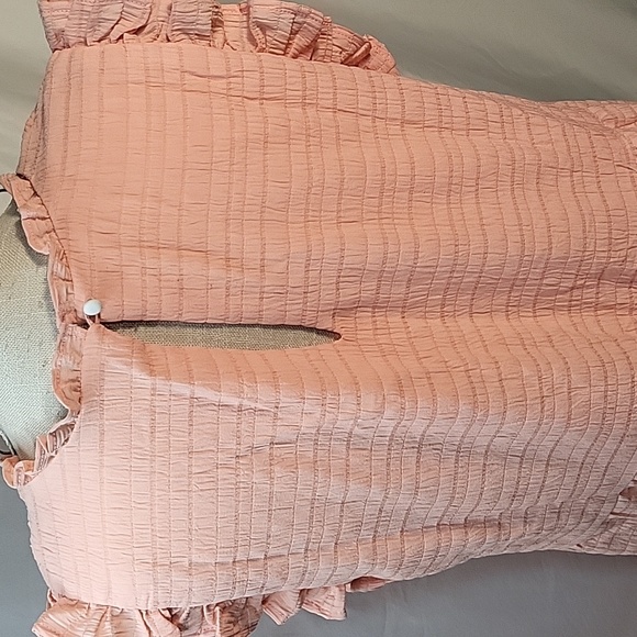 BE By Chetta Peach Summer Dress XL - Picture 5 of 8